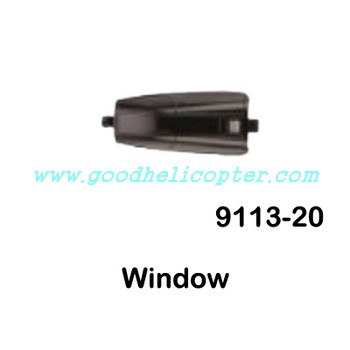 double-horse-9113 helicopter parts window part